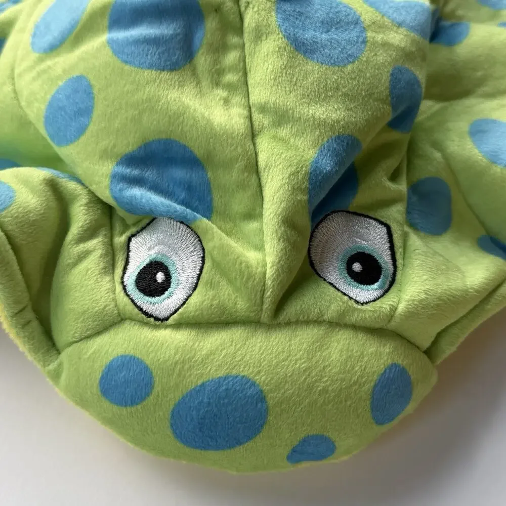 Wildlife Artists Plush Stingray Hat Kids Novelty Aquarium Zoo Green Blue Dot NEW